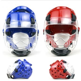 PROTECTOR DE CABEZA PARA ADULTOS Y Niños CON ACRÍLICO PARA TAEKWONDO