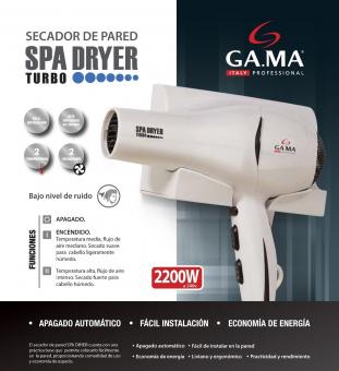 SECADOR DE CABELLO GAMA SPA DRYER TURBO