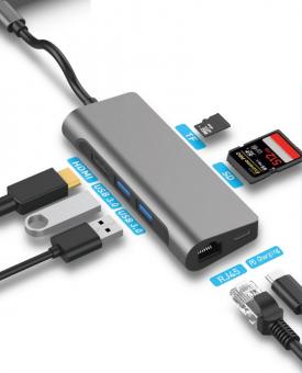 PUERTOS USB SATELLITE A-HUBC53 USB Type-C Hub 2 USB 3.0 Y LECTOR DE MEMORIAS